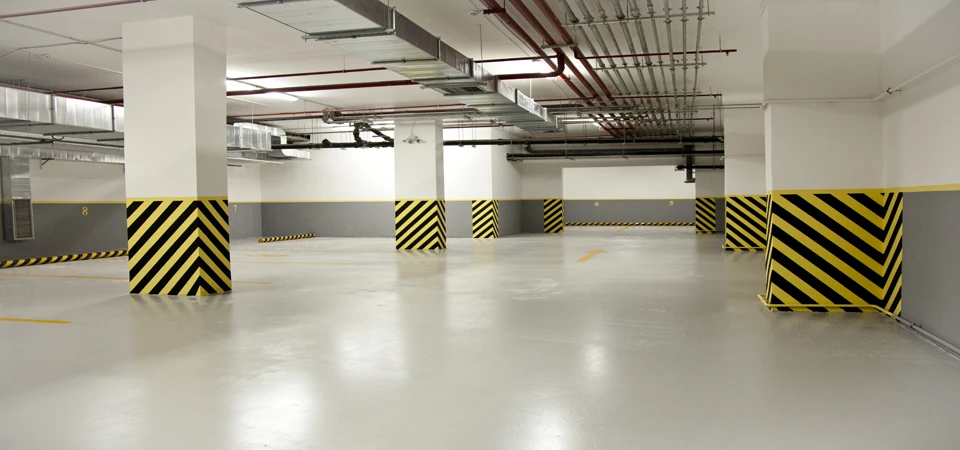 First Pearl — completed underground parking.