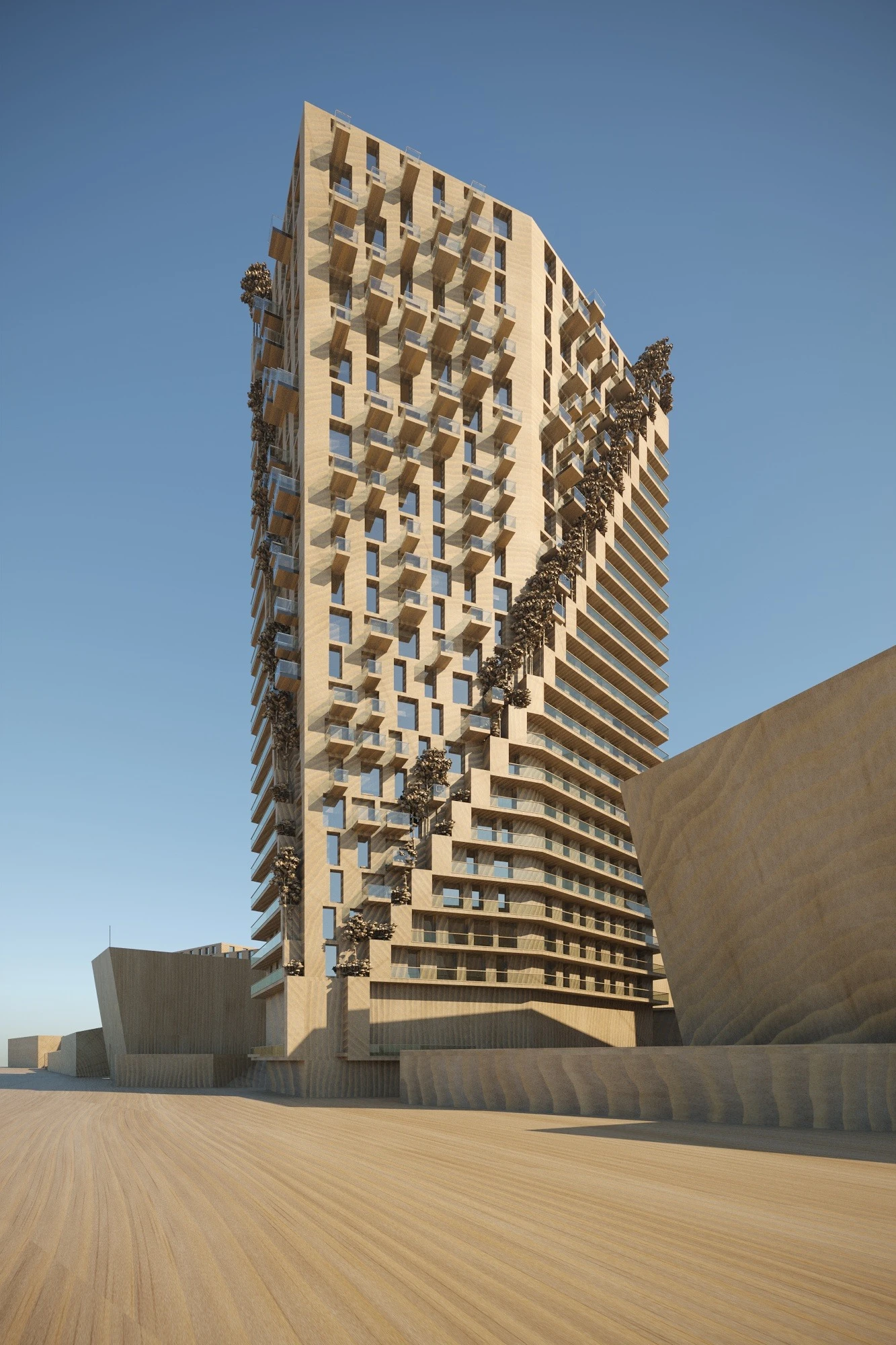 ITown proposed tower visualisation. Officina Architetti / Hembert Peñaranda.
