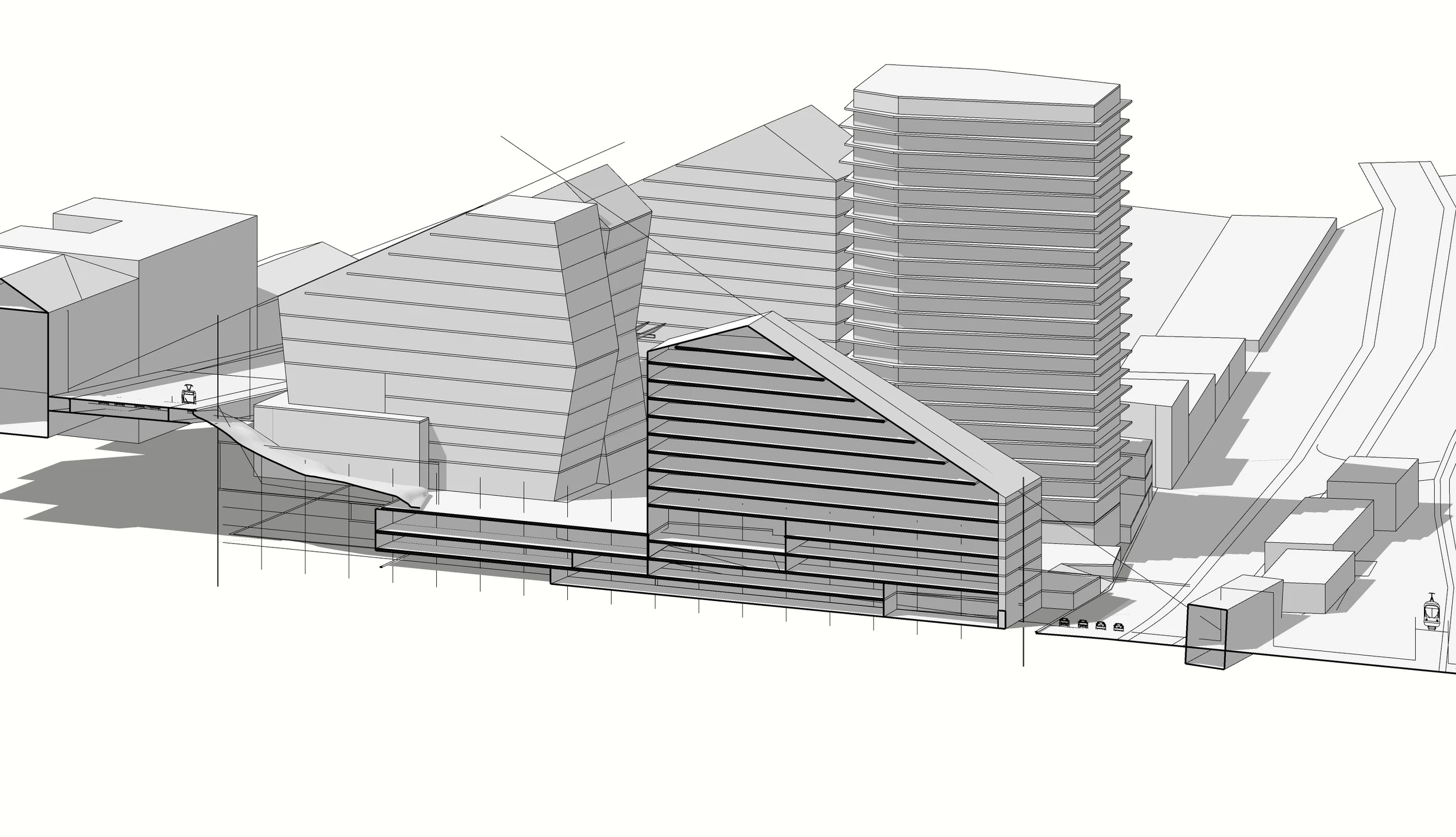 ITown perspective study. Masterplanning: Officina Architetti / Hembert Peñaranda.