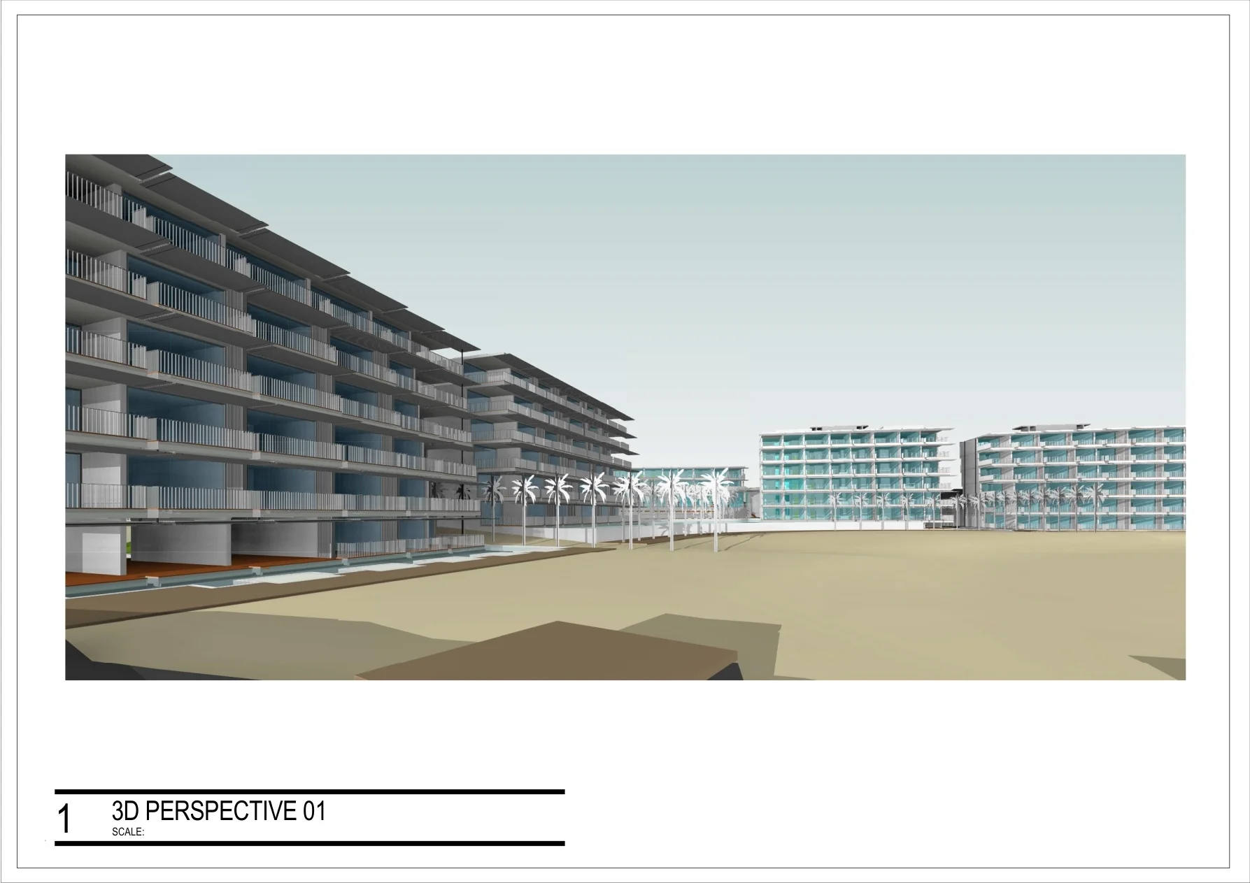 Third Turtle Resort & Marina proposed arrival. Project concept visualisation.