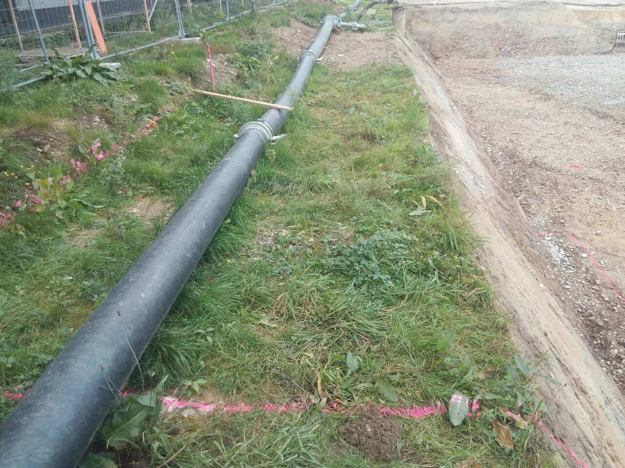 Teningen — below-ground services and construction interfaces.